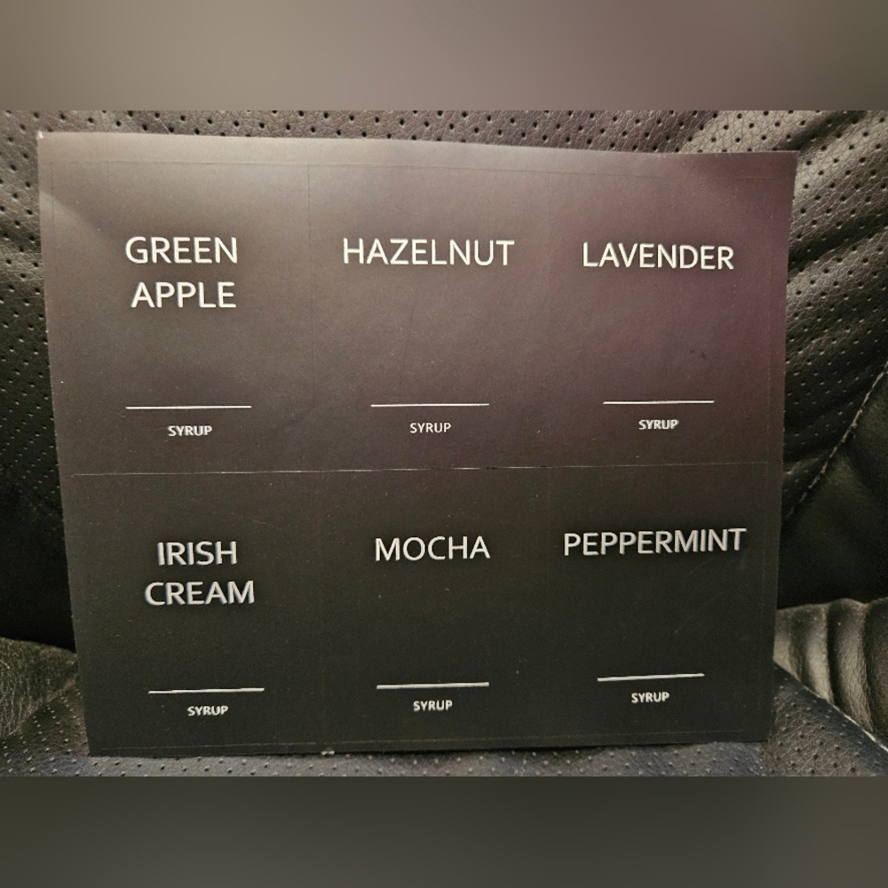 Syrup‎ Label Stickers Set - Picture 11 of 12